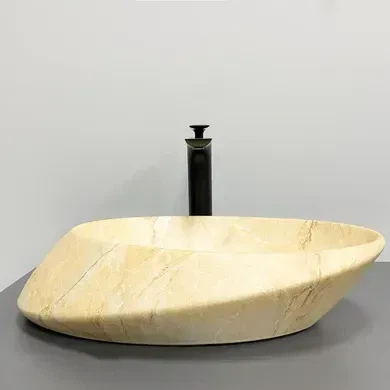 Умивальник (раковина) VBI ROTELLO BEIGE ONYX MATT накладний - изображение 2