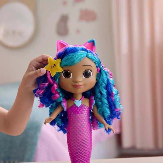 Лялька Gabby's Dollhouse Русалонька Габбі Співай та сяй (SM36234/6074338) - Фото 6 Лялька Gabby's Dollhouse Русалонька Габбі Співай та сяй (SM36234/6074338) - зображення 6
