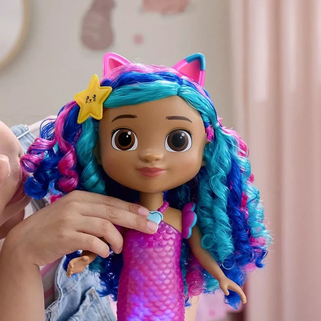 Лялька Gabby's Dollhouse Русалонька Габбі Співай та сяй (SM36234/6074338) - Фото 7 Лялька Gabby's Dollhouse Русалонька Габбі Співай та сяй (SM36234/6074338) - зображення 7