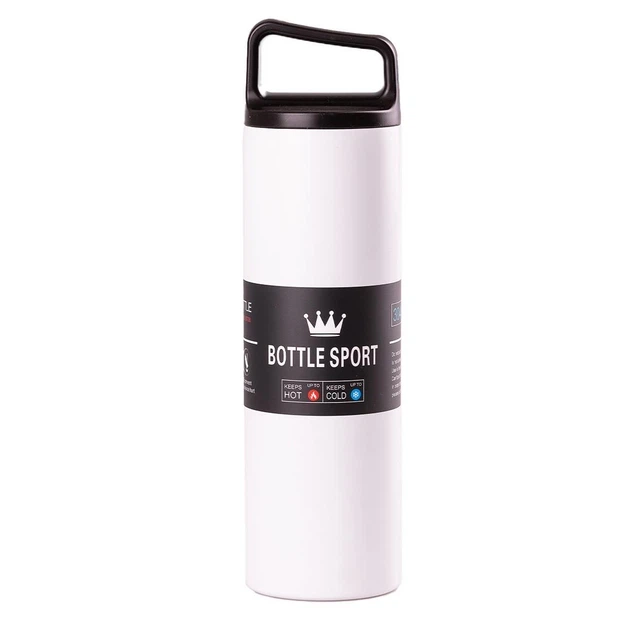 Термос Yiwu Bottle Sport HPGM5009W белый 500 мл с ручкой и двойными стенками (107-80-HPGM5009W) - изображение 2