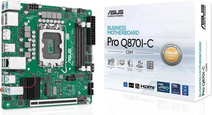 Płyta główna ASUS PRO Q870I-C/CSM (s1851, Intel Q870, PCI-Ex16) - obraz 3