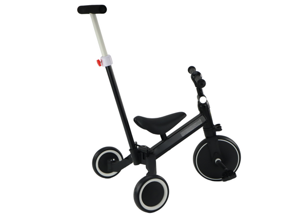 Триколісний велосипед LEAN Toys PRO50 2в1 з батьківською ручкою Чорний (713477) (5905991065074) - зображення 2