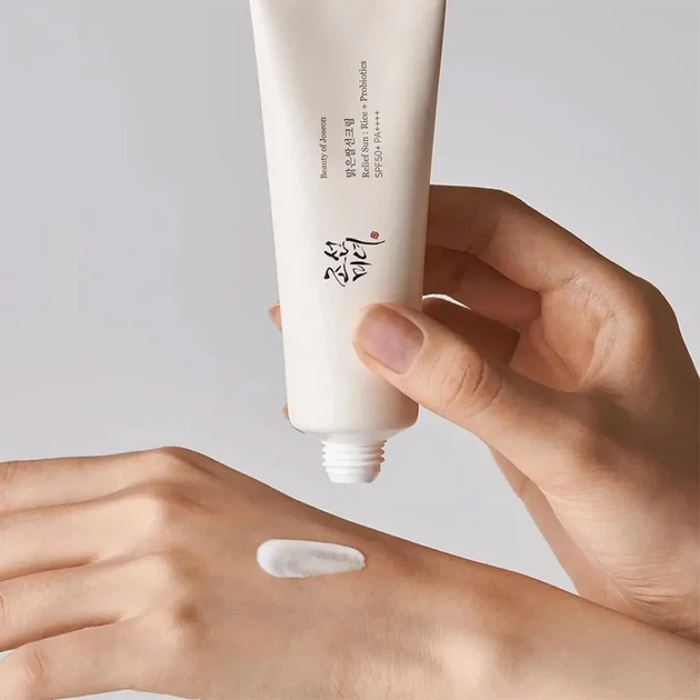 Солнцезащитный крем с пробиотиками BEAUTY OF JOSEON Relief Sun Rice + Probiotics SPF50+ PA++++ 50 мл - изображение 2