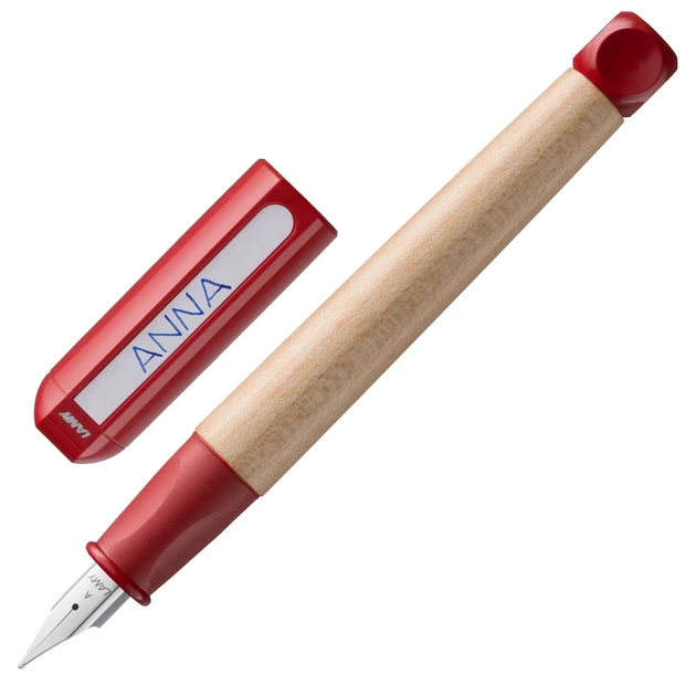 Ручка чорнильна LAMY ABC червона A T10 сині чорнила (4000070) - Фото 1 Ручка чорнильна LAMY ABC червона A T10 сині чорнила (4000070) - изображение 1