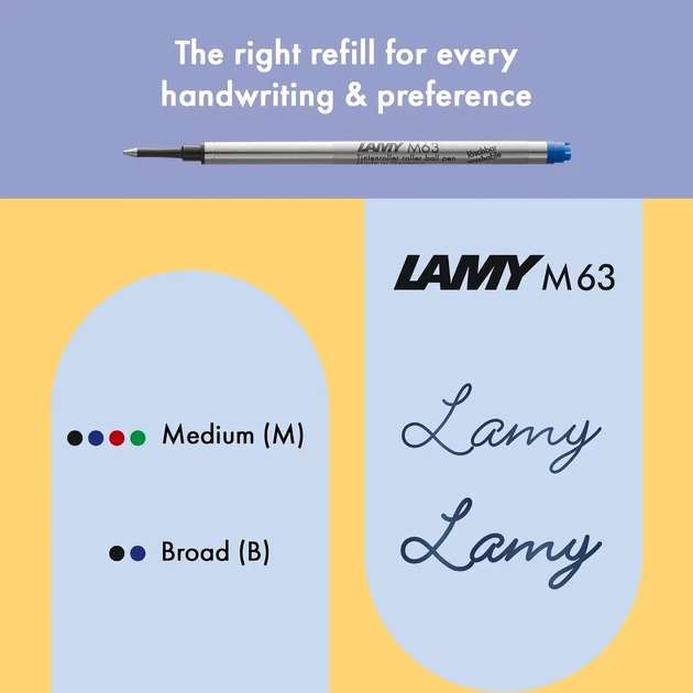 Ручка-ролер LAMY safari sunset стрижень M63 1,0 мм синій (4040288) - зображення 6
