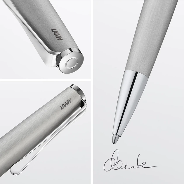 Ручка кулькова LAMY Studio матовий хром стрижень M16 чорний (4014519901983) - изображение 4
