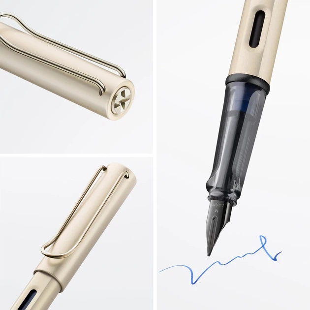 Ручка чорнильна LAMY Lx F palladium синє чорнило (4031498) - Фото 4 Ручка чорнильна LAMY Lx F palladium синє чорнило (4031498) - изображение 4