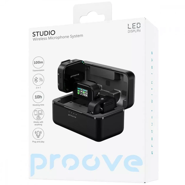 Бездротовий петличний мікрофон Proove Studio - зображення 2