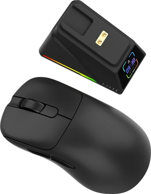 Миша Ajazz AJ179 APEX Wireless/Bluetooth/USB Black Charging Dock (AJM179-A-B) - Фото 5 Миша Ajazz AJ179 APEX Wireless/Bluetooth/USB Black Charging Dock (AJM179-A-B) - зображення 5
