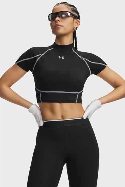 Жіночий чорний топ HeatGear Elite Crop Mck SS Under Armour XS 6014710-008 - Фото 1 Жіночий чорний топ HeatGear Elite Crop Mck SS Under Armour XS 6014710-008 - изображение 1