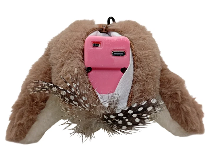 Летающая птичка для кошек USB — интерактивная игрушка с датчиком касания - изображение 2