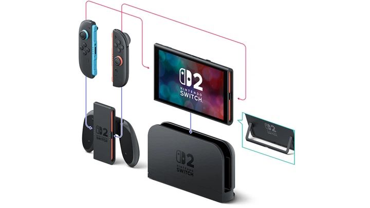 Игровая консоль Nintendo Switch 256 ГБ черная Mario Kart World