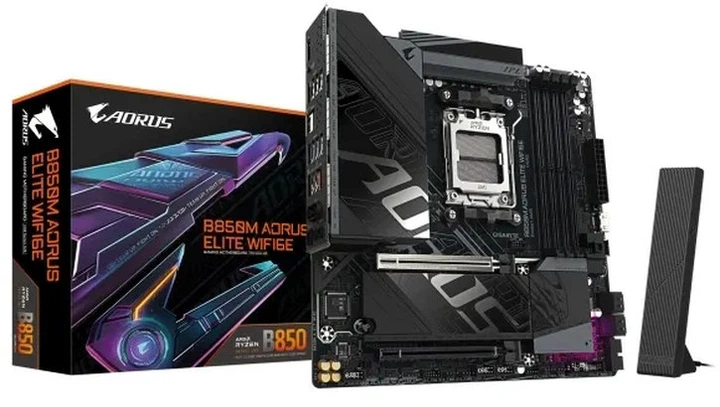 Материнська плата Gigabyte B850M AORUS ELITE WIFI6E (sAM5, AMD B850, PCI-Ex16) - зображення 5