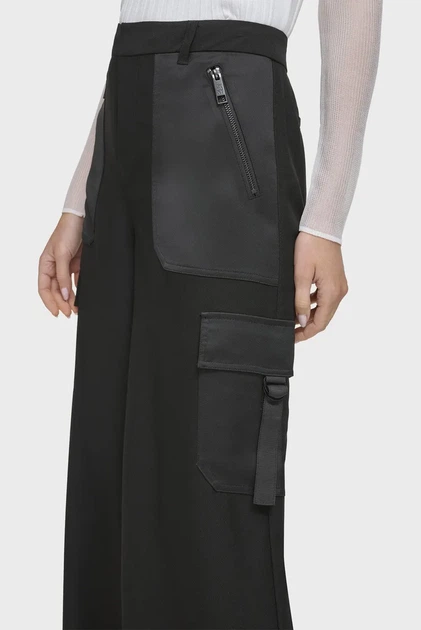 Жіночі чорні карго DKNY 6 P3JKNV51 - Фото 5 Жіночі чорні карго DKNY 6 P3JKNV51 - изображение 5