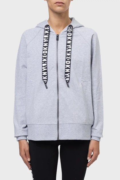 Жіноче сіре худі DKNY M DP2J8598 - Фото 1 Жіноче сіре худі DKNY M DP2J8598 - зображення 1