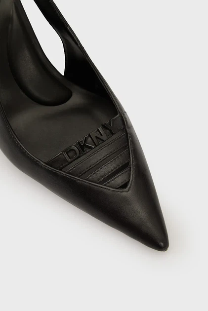 Жіночі чорні шкіряні слінгбеки MALDEN DKNY 39 K1500466 - зображення 2