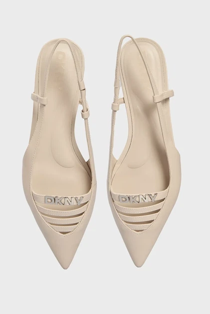 Жіночі бежеві шкіряні слінгбеки MIKADO DKNY 36 K1524221 - Фото 4 Жіночі бежеві шкіряні слінгбеки MIKADO DKNY 36 K1524221 - зображення 4