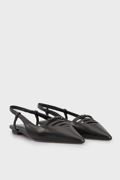 Жіночі чорні шкіряні слінгбеки MIKADO DKNY 37 K1524221 - зображення 3