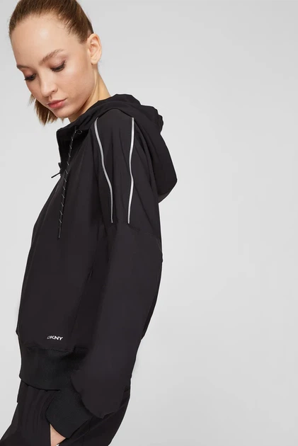 Жіноча чорна спортивна кофта DKNY S DP0J8979 - зображення 5