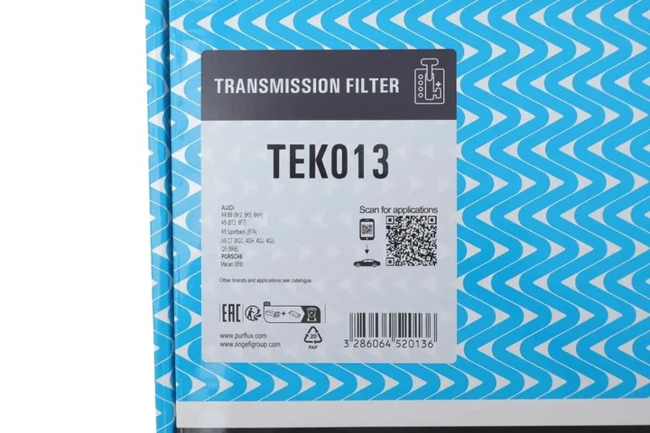 Фільтр АКПП Audi A4/A5/A6/A7/Q5 1.8-4.2 07-18 Purflux TEK013 - Фото 2 Фільтр АКПП Audi A4/A5/A6/A7/Q5 1.8-4.2 07-18 Purflux TEK013 - изображение 2