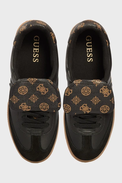 Жіночі чорні снікерси чорні OLEEZA Guess 38 FLTOLEELE12 - Фото 4 Жіночі чорні снікерси чорні OLEEZA Guess 38 FLTOLEELE12 - изображение 4