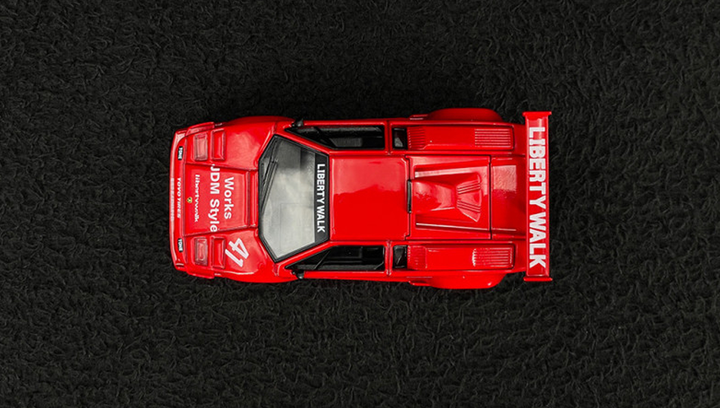 Машинка Premium MINI GT Lamborghini Countach LB-WORKS 1:64 MGT01100 Red - изображение 7
