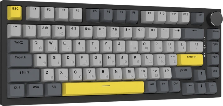 Дротова механічна клавіатура Ajazz AK820 Sea Salt Switch Black (AK820-SS-BGY) - Фото 5 Дротова механічна клавіатура Ajazz AK820 Sea Salt Switch Black (AK820-SS-BGY) - изображение 5