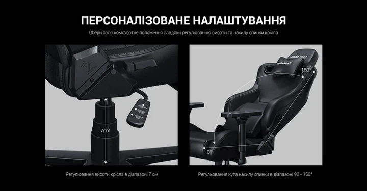 Крісло геймерське Anda Seat Kaiser Frontier XL Black - изображение 13