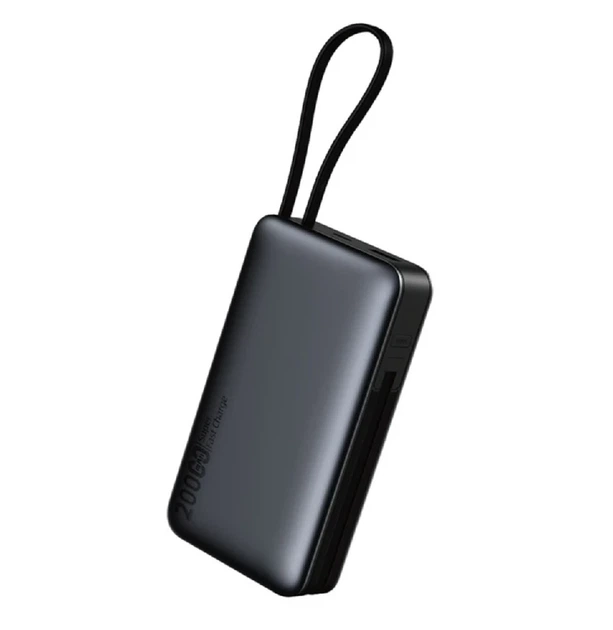 Зовнішній акумулятор WUW TUGII-Y45 (PD45W) 20000mAh Black - Фото 1 Зовнішній акумулятор WUW TUGII-Y45 (PD45W) 20000mAh Black - зображення 1