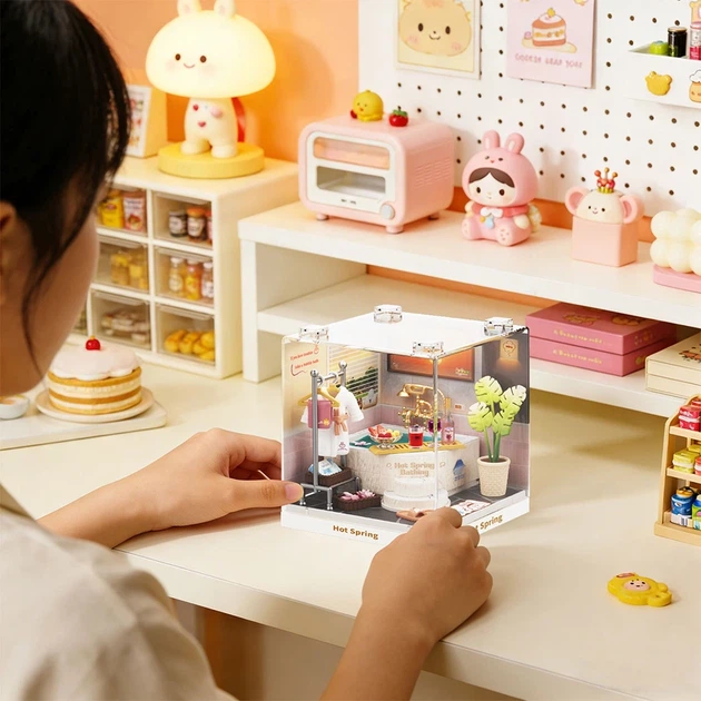 Конструктор-румбокс MINI HOUSE серії "Інтер'єр Міні" – ТЕРМАЛЬНА КУПАЛЬНЯ - Фото 6 Конструктор-румбокс MINI HOUSE серії "Інтер'єр Міні" – ТЕРМАЛЬНА КУПАЛЬНЯ - зображення 6