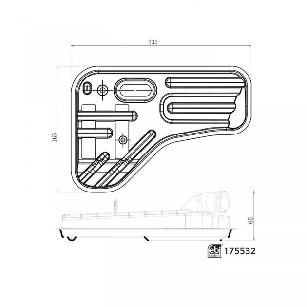 FEBI фільтр АКПП AUDI A3 06- FEBI BILSTEIN 175532 - изображение 2