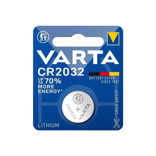 Батарейка Varta CR2032 (1шт) - Фото 1 Батарейка Varta CR2032 (1шт) - зображення 1