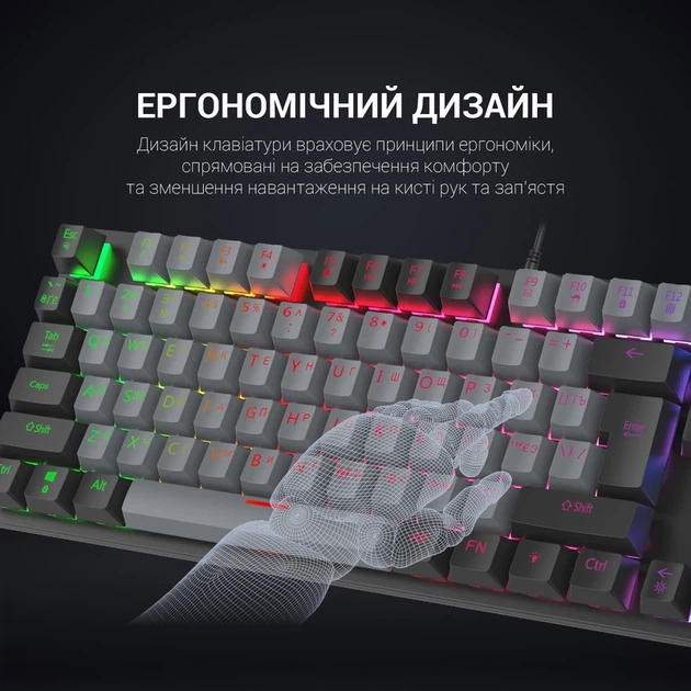 Клавіатура механічна GamePro MK105B - зображення 11