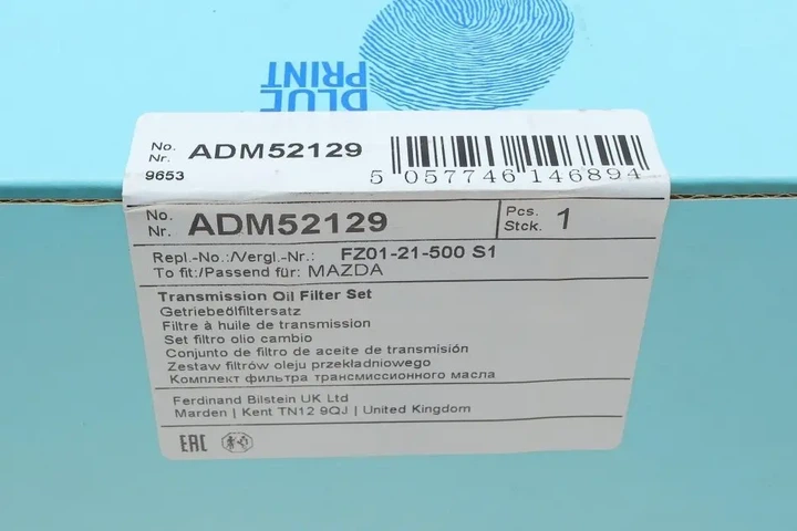 Фільтр АКПП Mazda 3 13-/6 12- (з прокладкою) BLUE PRINT ADM52129 - изображение 5