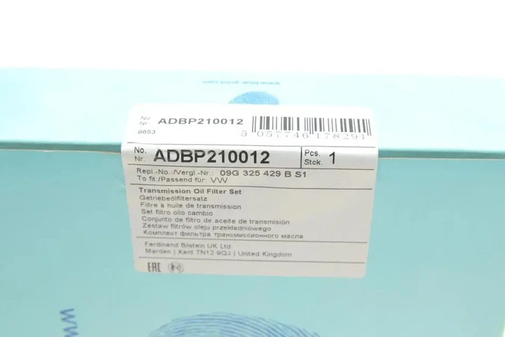 Фільтр АКПП VW Beetle (5C1)/Golf VI (5K1) 07-16/Jetta VI (162) 09-/Passat 6/7 10-16 (з прокладкою) BLUE PRINT ADBP210012 - Фото 8 Фільтр АКПП VW Beetle (5C1)/Golf VI (5K1) 07-16/Jetta VI (162) 09-/Passat 6/7 10-16 (з прокладкою) BLUE PRINT ADBP210012 - изображение 8