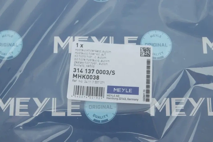 Фільтр АКПП BMW 3 (E46)/5 (E39)/X3 (E83) 2.5-3.0d (з прокладкою) (5 ступенів) MEYLE 314 137 0003/S - изображение 2