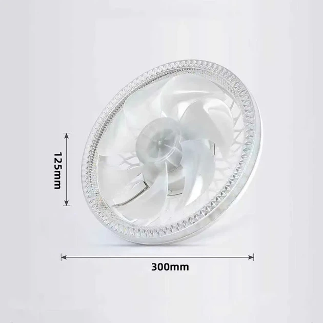 LED лампа с вентилятором AY1035 45W пластиковая потолочное освещение и охлаждение - изображение 6
