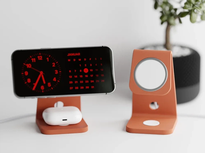 Док-станція 3в1 для iPhone з MagSafe, Apple Watch та AirPods. Aivory - изображение 2