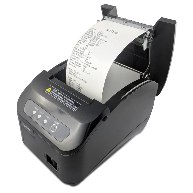 Принтер чеков Xprinter XP-Q200II 80 мм с автообрезкой, LAN (Ethernet), термопринтер POS - изображение 6