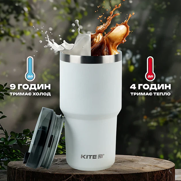 Термокухоль Kite 600 мл Білий (K24-1206-1) - зображення 2