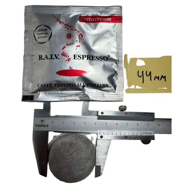 Молотый кофе в чалдах R.A.I.V. Espresso Extracream 50 шт х 7 г - Фото 5 Молотый кофе в чалдах R.A.I.V. Espresso Extracream 50 шт х 7 г - изображение 5
