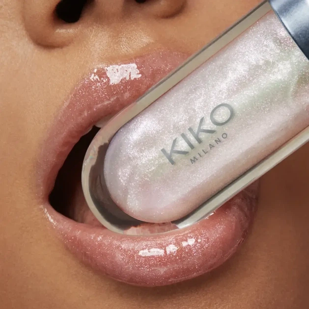 Блиск для губ Kiko Milano 3d Hydra Lipgloss (47 White Unicorn) - Фото 2 Блиск для губ Kiko Milano 3d Hydra Lipgloss (47 White Unicorn) - изображение 2