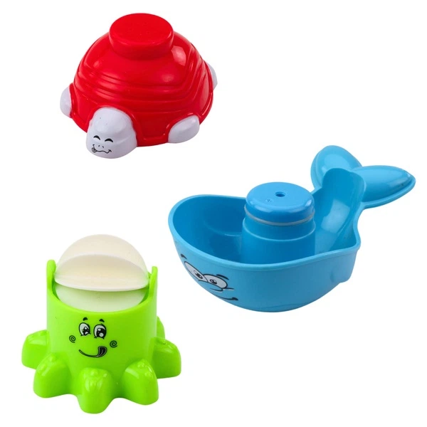 Zestaw zabawek do kąpieli Lean Toys z fontanną i zwierzątkami Wielokolorowa (713918) (5905991051480) - obraz 4