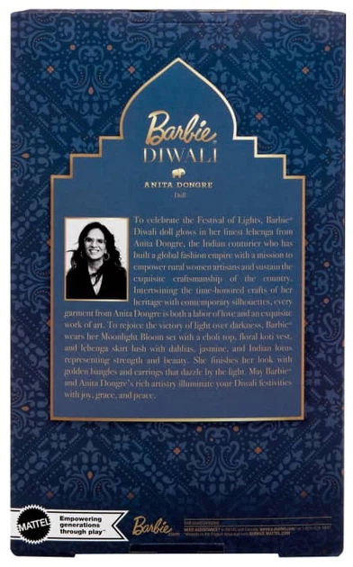 Лялька Mattel Barbie Diwali Anita Dongre 734995 (194735180943) - зображення 3
