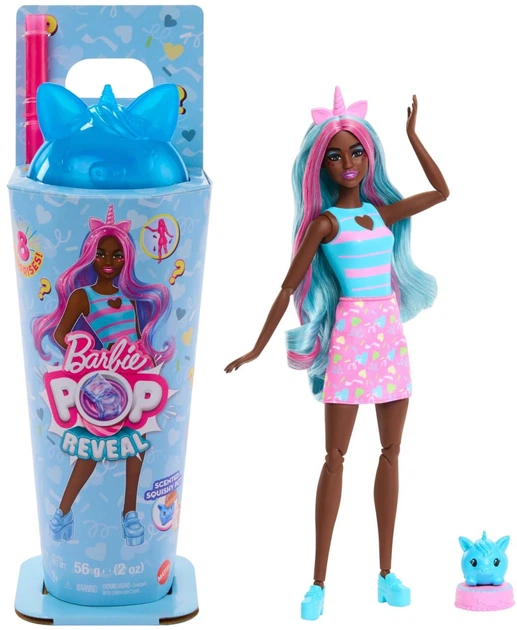 Lalka Mattel Barbie Pop Reveal Zwierzaczkowa imprezka 757345 (194735273904) - obraz 2