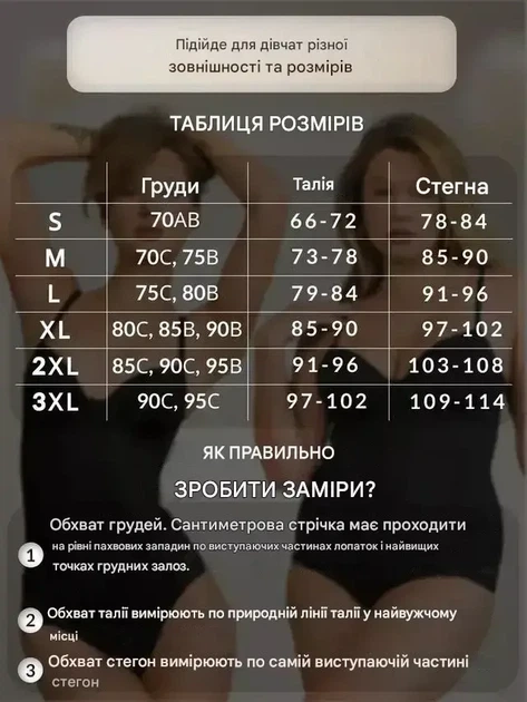 Боди корректирующий на бретельках с эффектом утяжки Искушение Черный XXXL - Фото 2 Боди корректирующий на бретельках с эффектом утяжки Искушение Черный XXXL - изображение 2