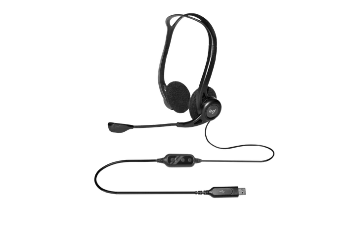 Наушники Logitech 960 с микрофоном Black - изображение 3