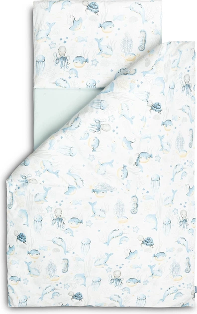 Komplet pościeli dla dzieci Sensillo Podwodny świat Bawełna 3 el 100 x 135 cm (5908310394275) - obraz 3