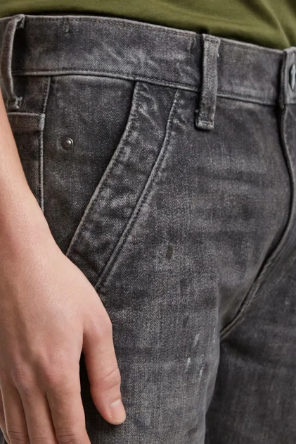 Чоловічі темно-сірі джинси Kairori 3D Slim G-Star RAW 32-32 D23970,D764 - изображение 4
