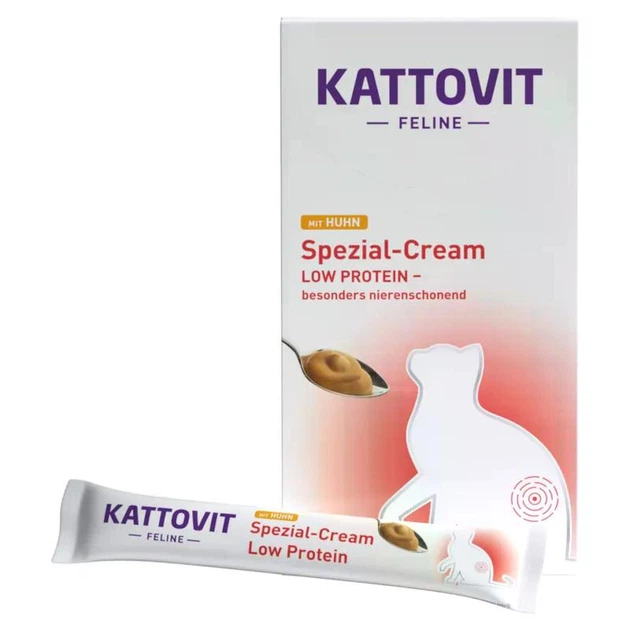 Паста Kattovit Renal (Low protein) з куркою 6 стіків по 15 грам - Фото 2 Паста Kattovit Renal (Low protein) з куркою 6 стіків по 15 грам - зображення 2